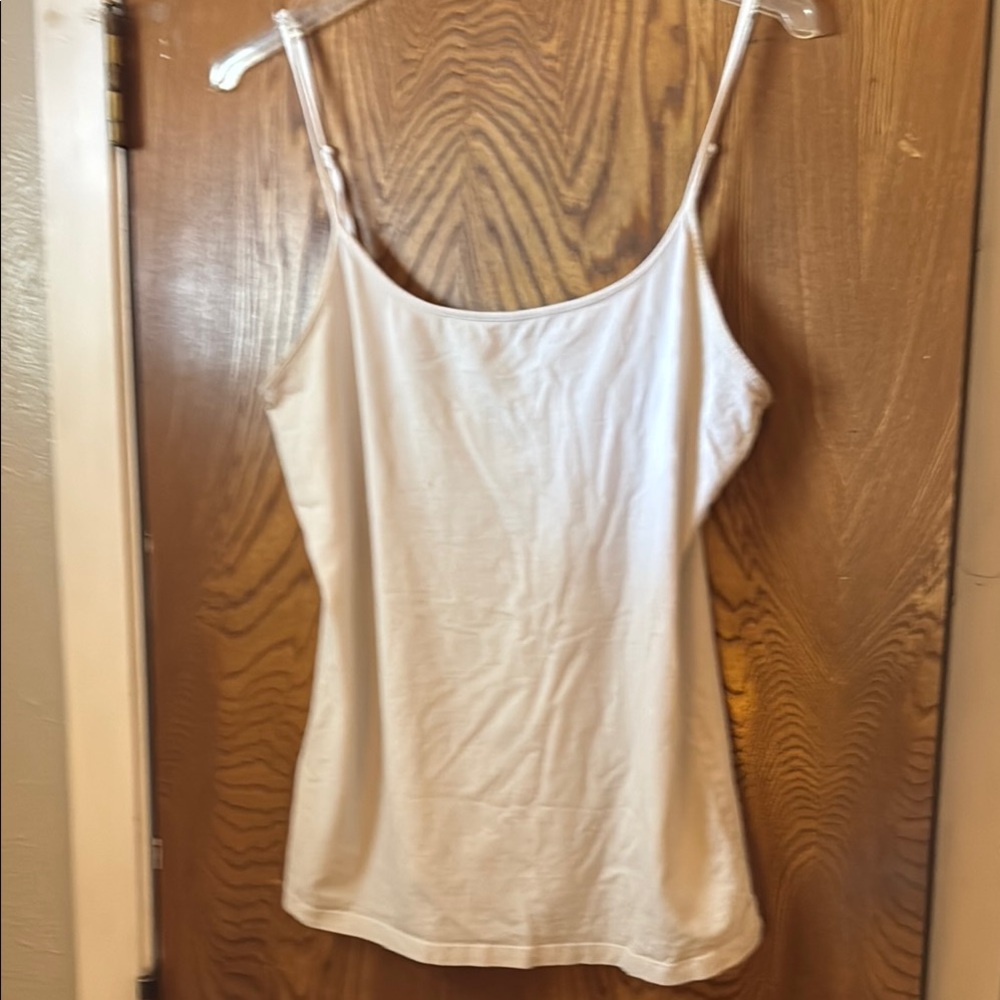 Merona White Fitted Camisole Top